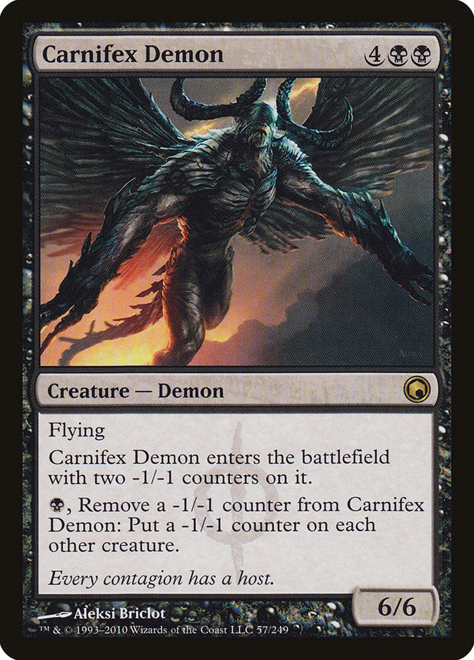 Carnifex Demon [Scars of Mirrodin] | The Gaming-Verse