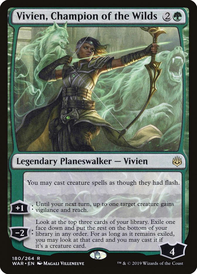 Vivien, Champion of the Wilds [War of the Spark] | The Gaming-Verse