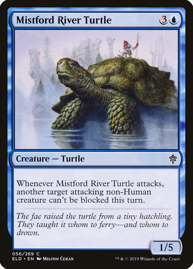 Mistford River Turtle [Throne of Eldraine] | The Gaming-Verse