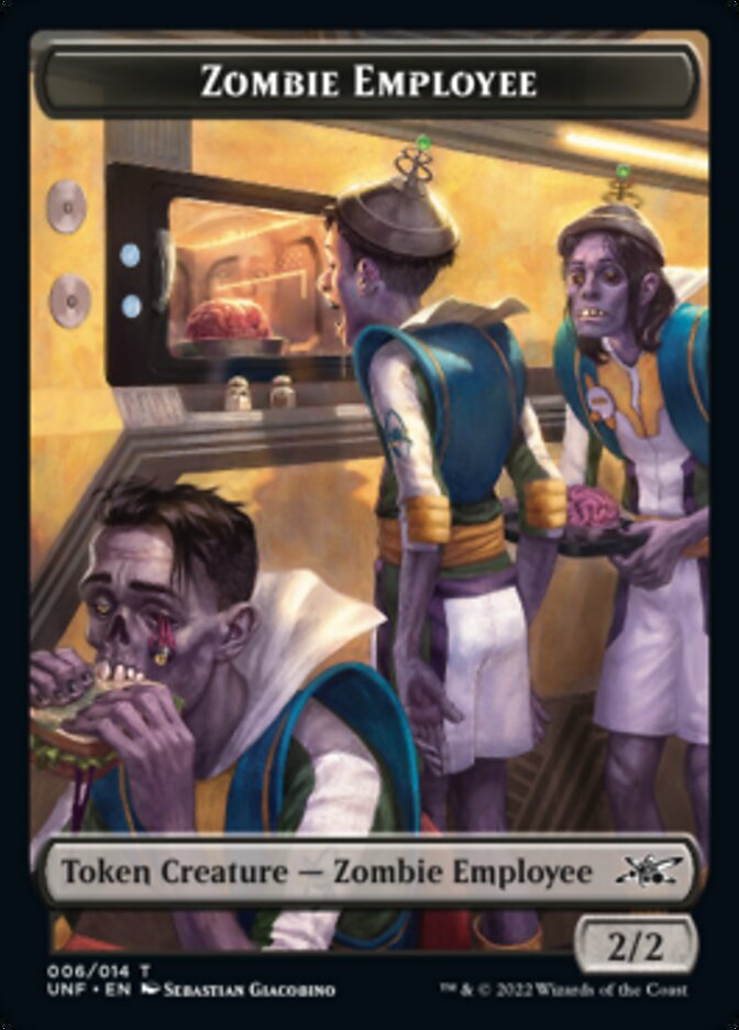 Zombie Employee Token [Unfinity Tokens] | The Gaming-Verse