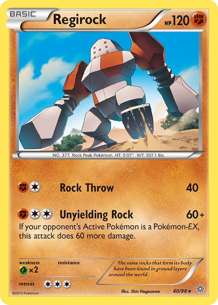 Regirock (40/98) (Theme Deck Exclusive) [XY: Ancient Origins] | The Gaming-Verse