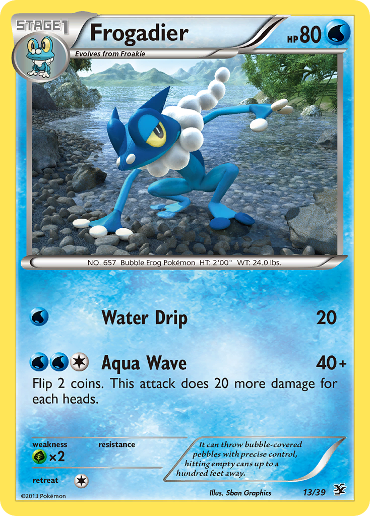 Frogadier (13/39) [XY: Kalos Starter Set] | The Gaming-Verse