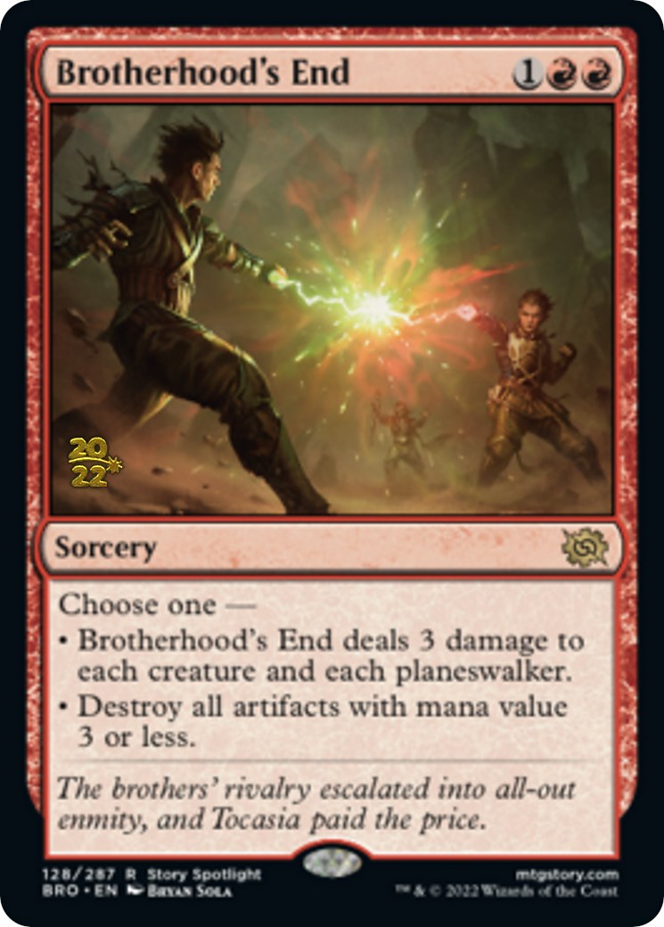 Brotherhood's End [The Brothers' War: Prerelease Promos] | The Gaming-Verse