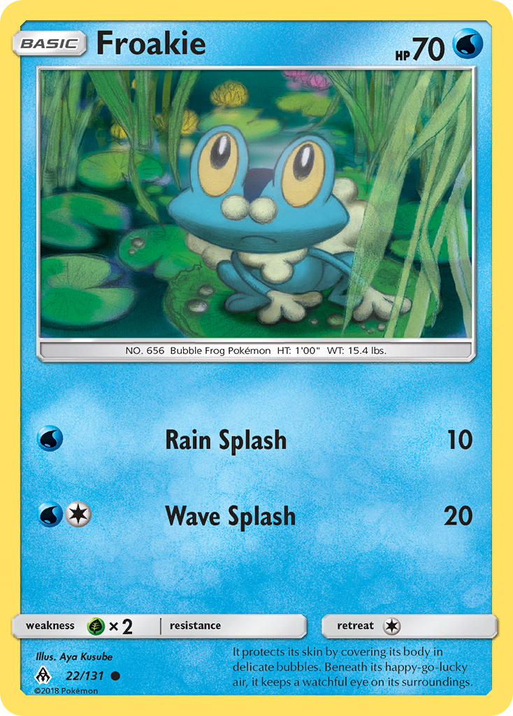 Froakie (22/131) [Sun & Moon: Forbidden Light] | The Gaming-Verse