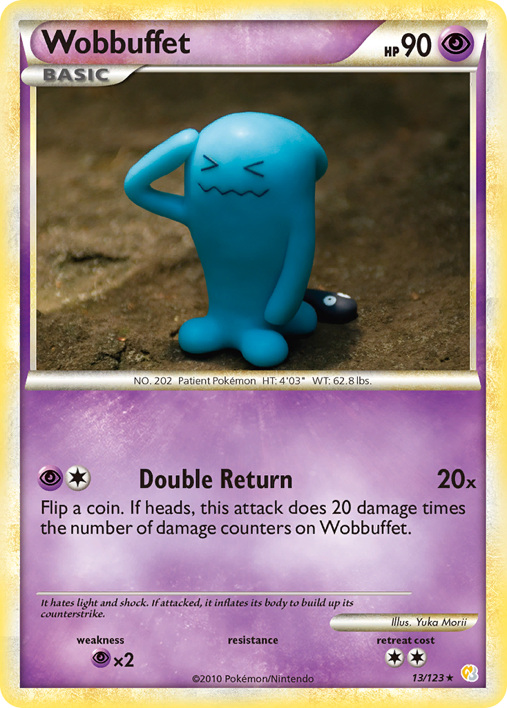 Wobbuffet (13/123) [HeartGold & SoulSilver: Base Set] | The Gaming-Verse