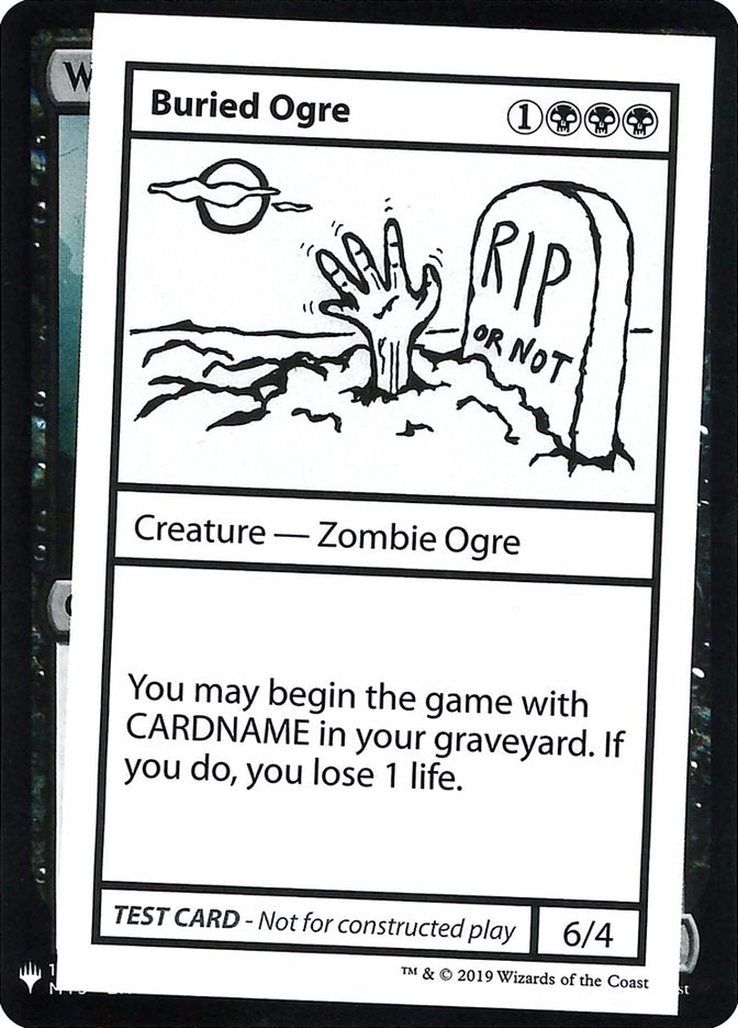 Buried Ogre [Mystery Booster Playtest Cards] | The Gaming-Verse