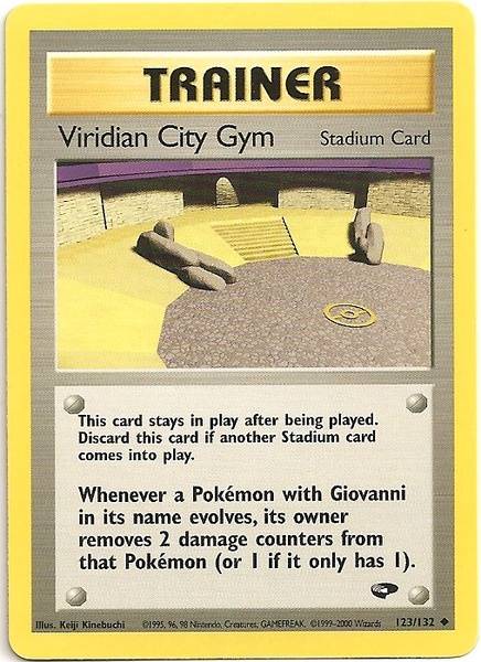 Viridian City Gym (123/132) [Gym Challenge Unlimited] | The Gaming-Verse