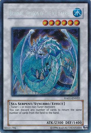 Brionac, Dragon of the Ice Barrier [HA01-EN022] Secret Rare | The Gaming-Verse