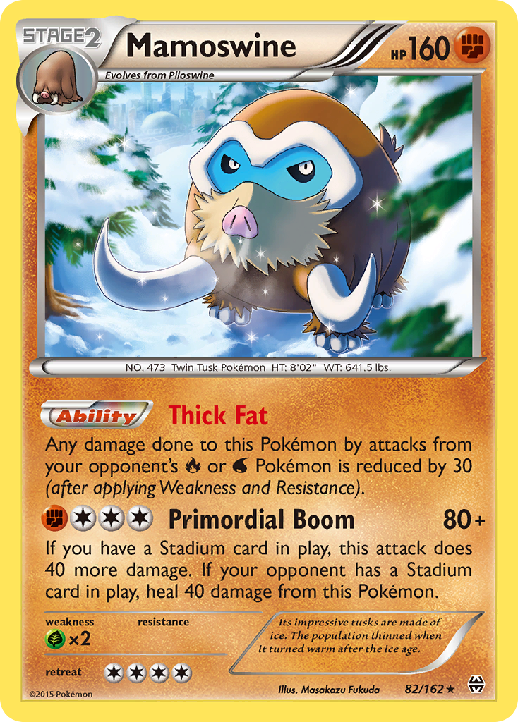 Mamoswine (82/162) [XY: BREAKthrough] | The Gaming-Verse