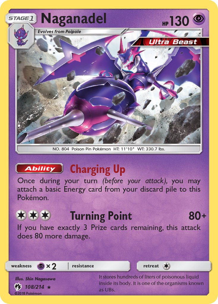 Naganadel(108/214) (Theme Deck Exclusive) [Sun & Moon: Lost Thunder] | The Gaming-Verse