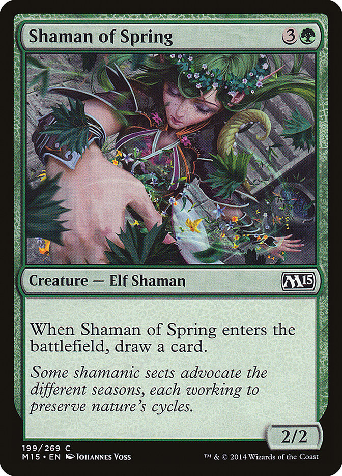 Shaman of Spring [Magic 2015] | The Gaming-Verse