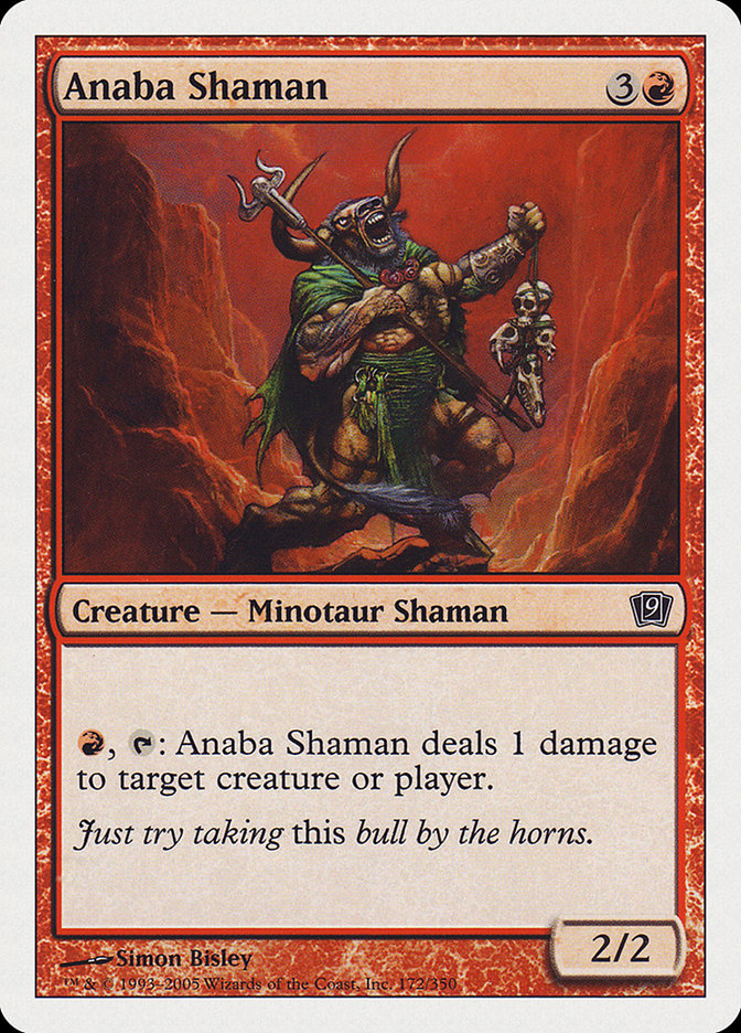 Anaba Shaman [Ninth Edition] | The Gaming-Verse