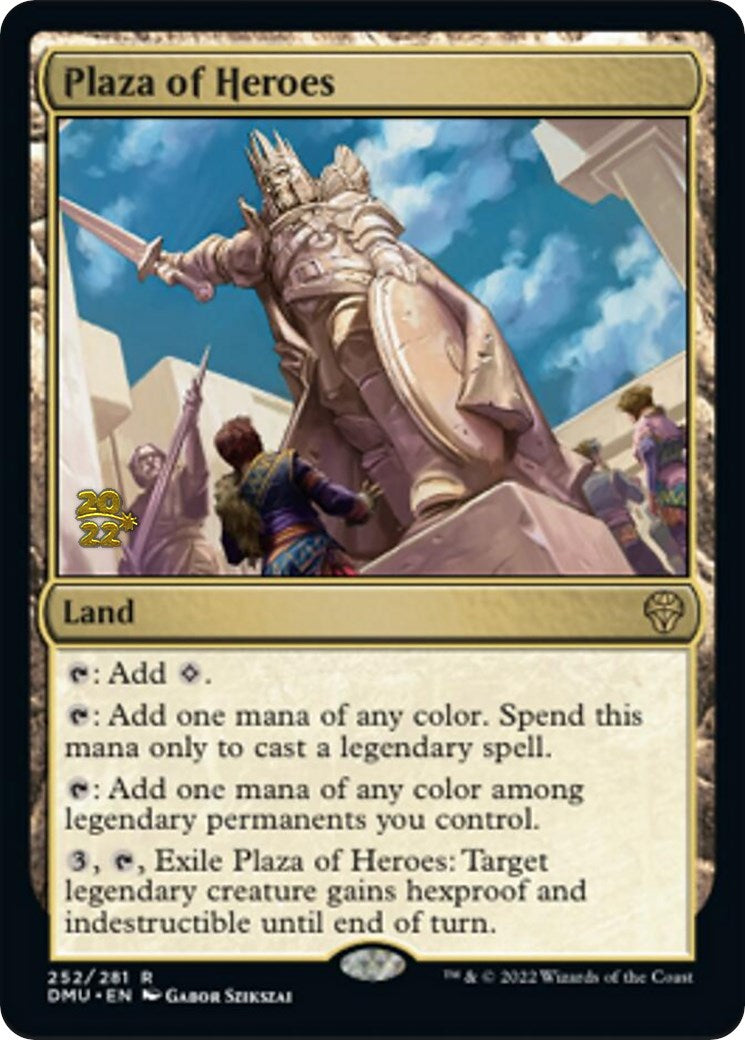 Plaza of Heroes [Dominaria United Prerelease Promos] | The Gaming-Verse