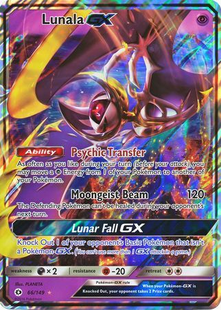 Lunala GX (66/149) (Jumbo Card) [Sun & Moon: Base Set] | The Gaming-Verse