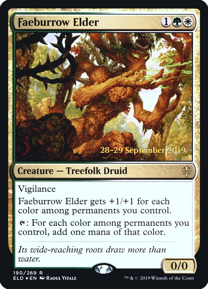 Faeburrow Elder  [Throne of Eldraine Prerelease Promos] | The Gaming-Verse