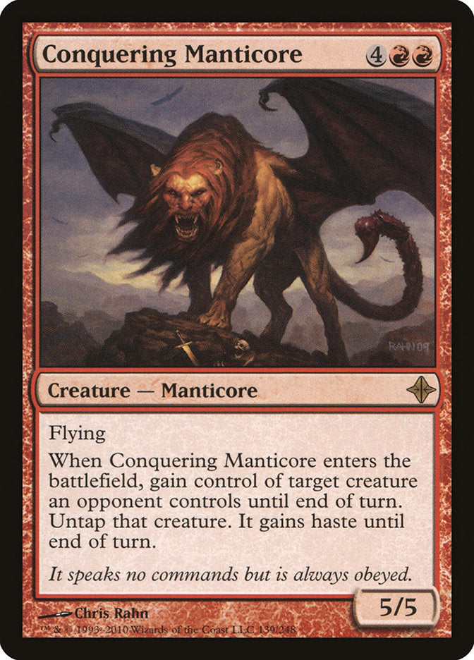 Conquering Manticore [Rise of the Eldrazi] | The Gaming-Verse