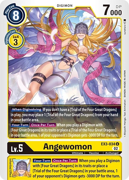 Angewomon [EX3-034] [Revision Pack Cards] | The Gaming-Verse