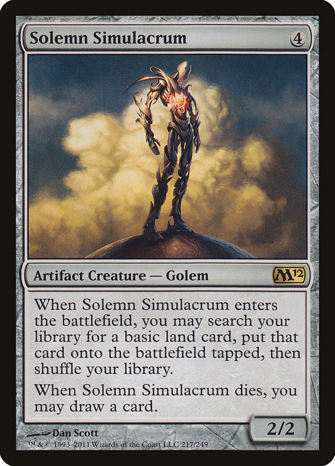 Solemn Simulacrum [Magic 2012] | The Gaming-Verse