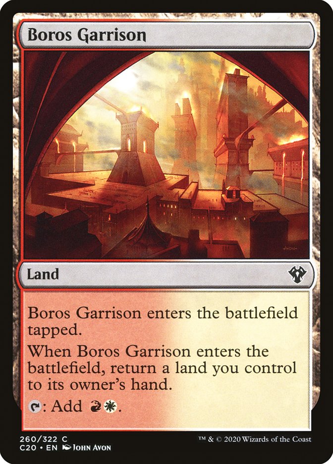 Boros Garrison [Commander 2020] | The Gaming-Verse