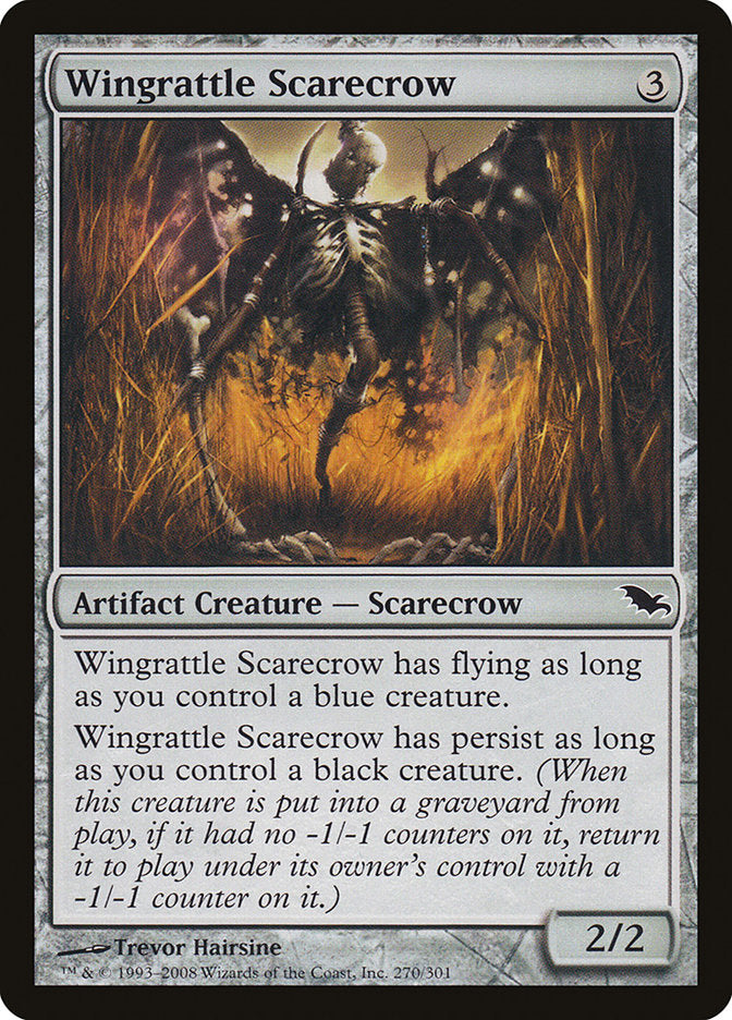Wingrattle Scarecrow [Shadowmoor] | The Gaming-Verse