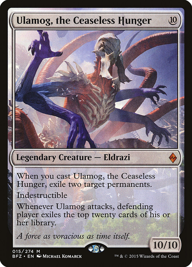 Ulamog, the Ceaseless Hunger [Battle for Zendikar] | The Gaming-Verse