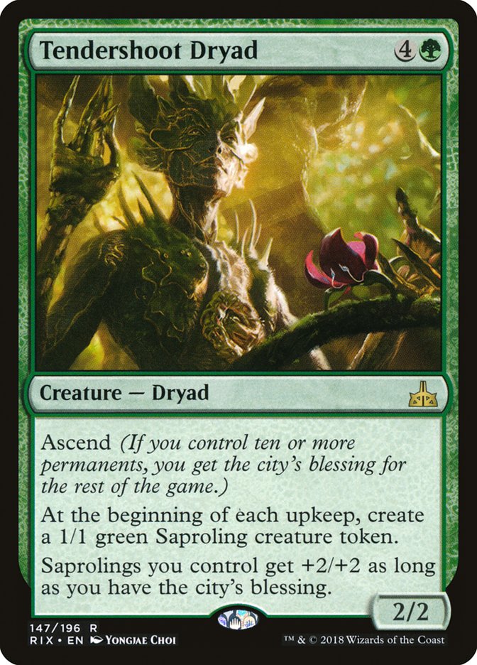 Tendershoot Dryad [Rivals of Ixalan] | The Gaming-Verse