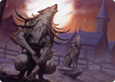 Lord of the Ulvenwald Art Card [Innistrad: Midnight Hunt Art Series] | The Gaming-Verse