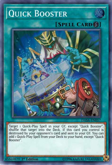 Quick Booster [DASA-EN057] Super Rare | The Gaming-Verse