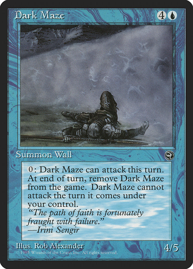 Dark Maze (Irini Sengir Flavor Text) [Homelands] | The Gaming-Verse