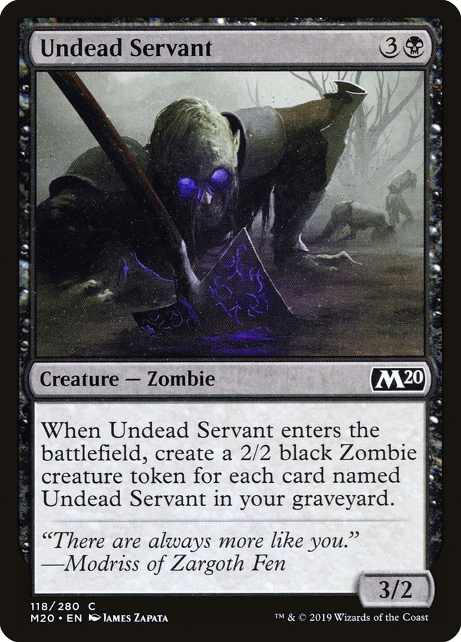 Undead Servant [Core Set 2020] | The Gaming-Verse