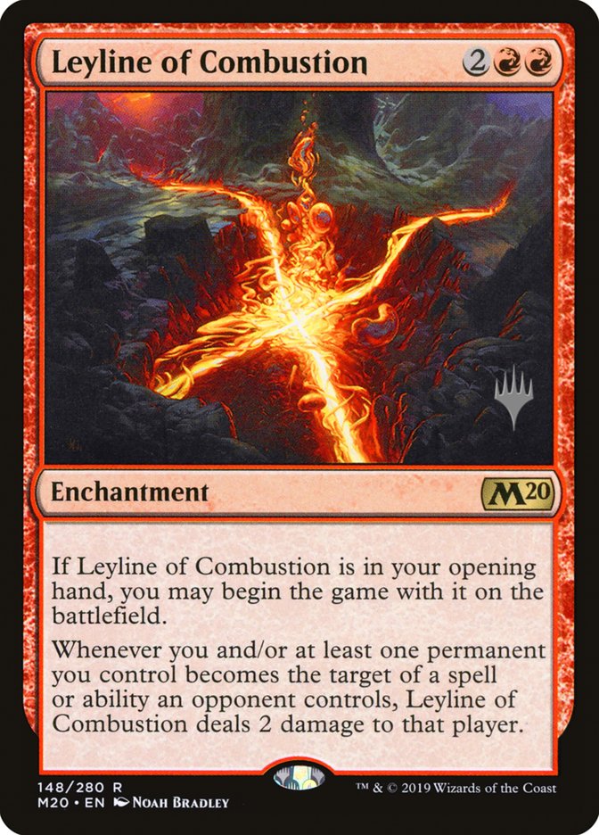 Leyline of Combustion (Promo Pack) [Core Set 2020 Promos] | The Gaming-Verse