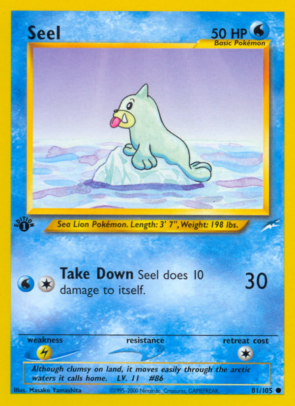 Seel (81/105) [Neo Destiny 1st Edition] | The Gaming-Verse