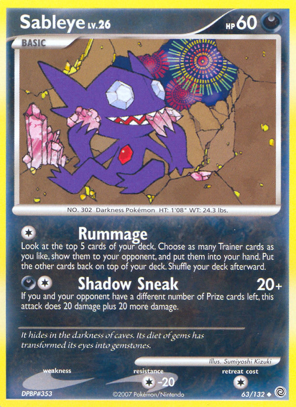 Sableye (63/132) [Diamond & Pearl: Secret Wonders] | The Gaming-Verse