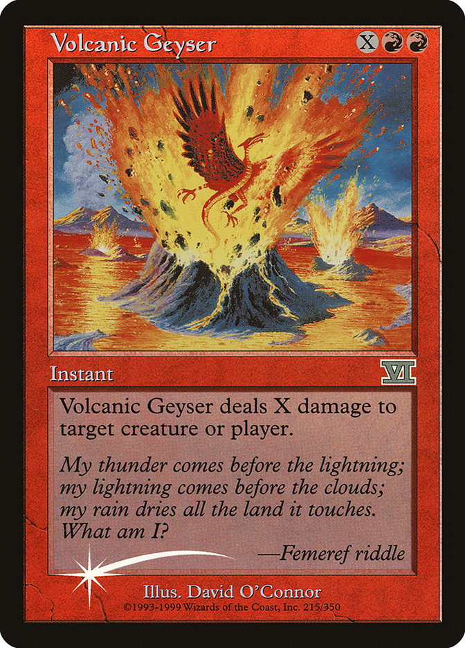 Volcanic Geyser [Friday Night Magic 2000] | The Gaming-Verse