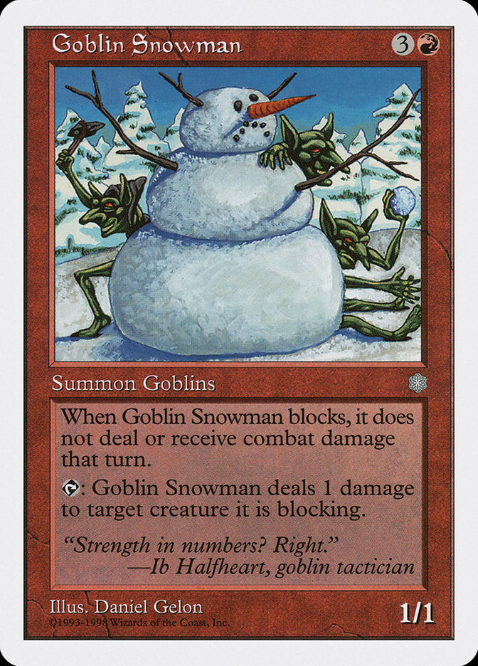 Goblin Snowman [Anthologies] | The Gaming-Verse