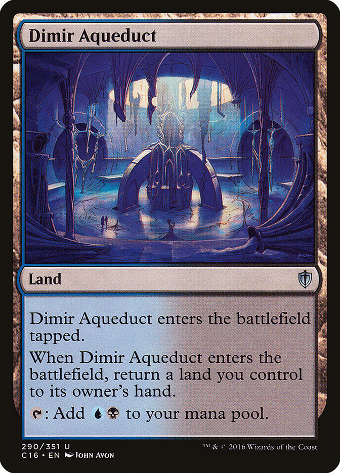 Dimir Aqueduct [Commander 2016] | The Gaming-Verse