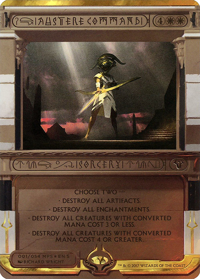 Austere Command (Invocation) [Amonkhet Invocations] | The Gaming-Verse