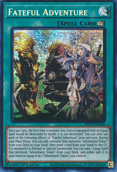 Fateful Adventure [MP23-EN268] Prismatic Secret Rare | The Gaming-Verse