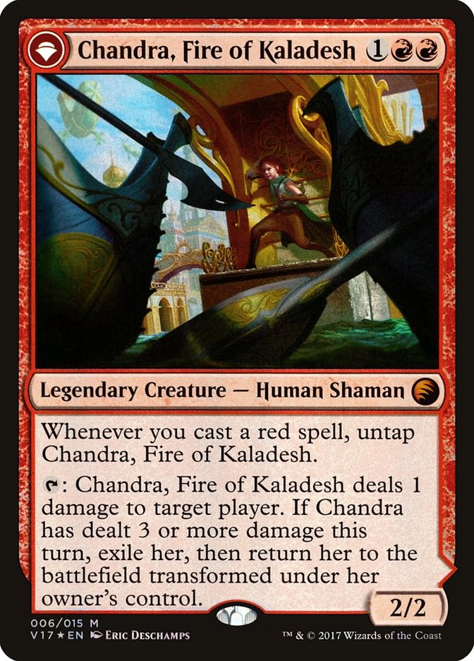 Chandra, Fire of Kaladesh // Chandra, Roaring Flame [From the Vault: Transform] | The Gaming-Verse