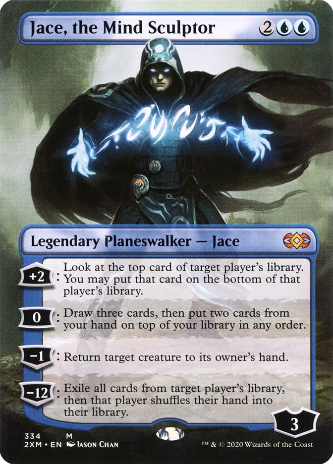 Jace, the Mind Sculptor (Borderless) [Double Masters] | The Gaming-Verse