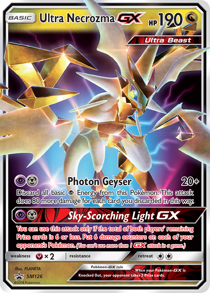 Ultra Necrozma GX (SM126) [Sun & Moon: Black Star Promos] | The Gaming-Verse