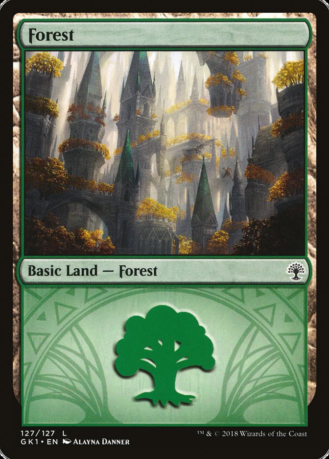 Forest (#127) [Guilds of Ravnica Guild Kit] | The Gaming-Verse