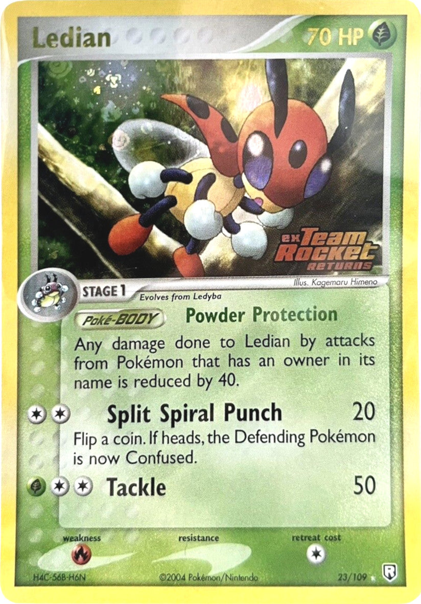 Ledian (23/109) (Stamped) [EX: Team Rocket Returns] | The Gaming-Verse