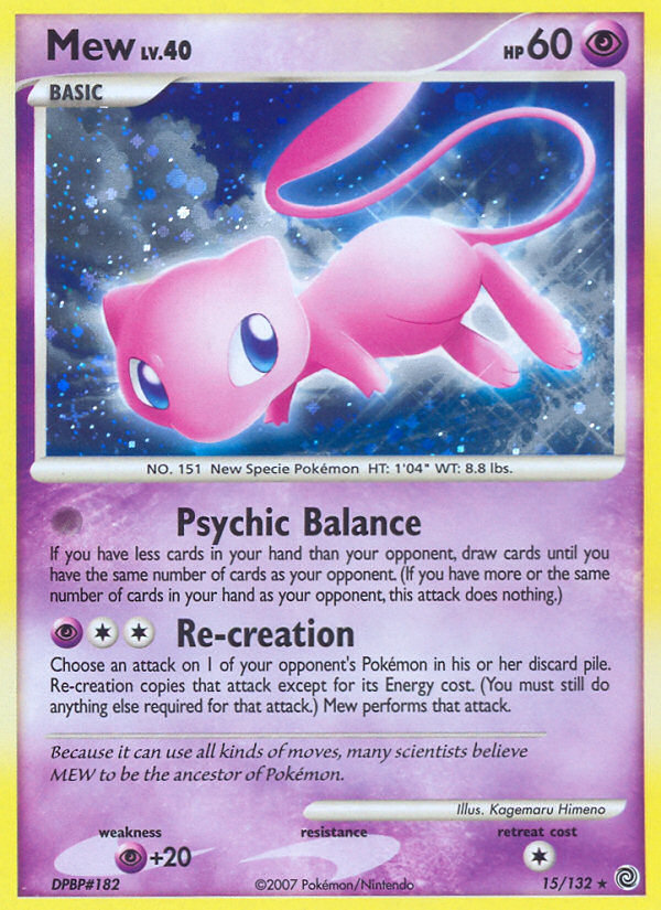 Mew (15/132) [Diamond & Pearl: Secret Wonders] | The Gaming-Verse