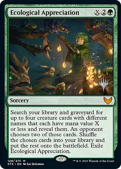 Ecological Appreciation (Promo Pack) [Strixhaven: School of Mages Promos] | The Gaming-Verse