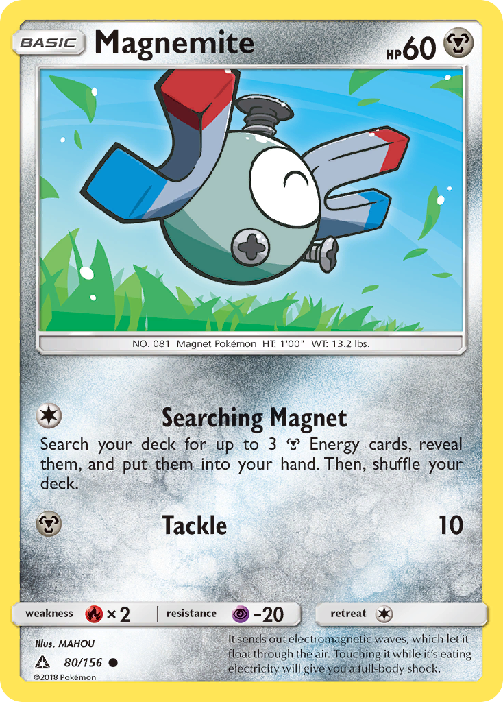 Magnemite (80/156) [Sun & Moon: Ultra Prism] | The Gaming-Verse