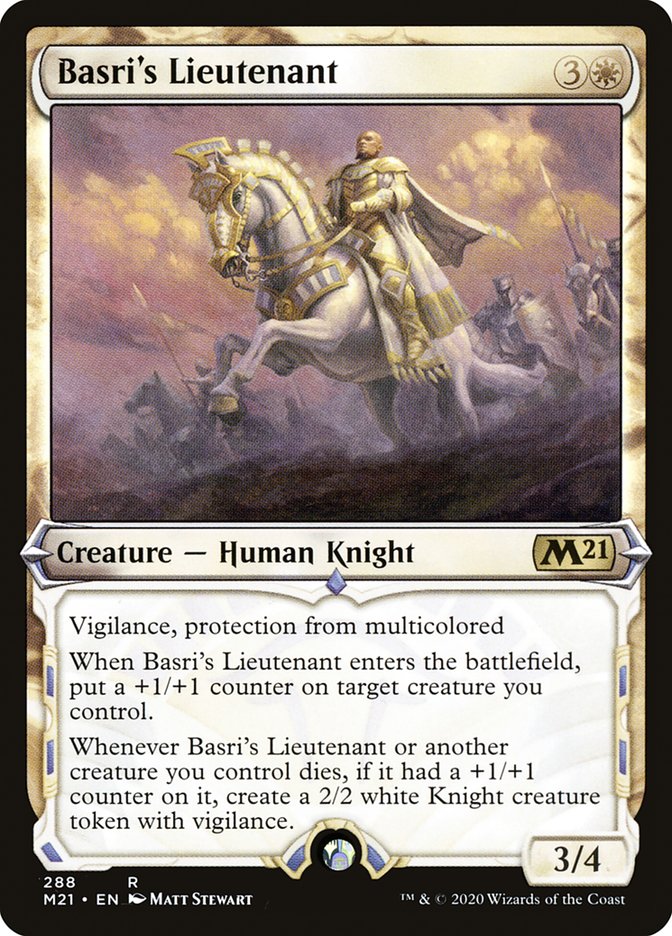 Basri's Lieutenant (Showcase) [Core Set 2021] | The Gaming-Verse