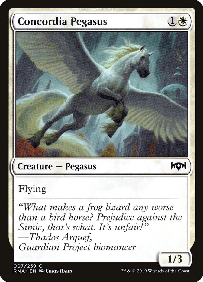 Concordia Pegasus [Ravnica Allegiance] | The Gaming-Verse