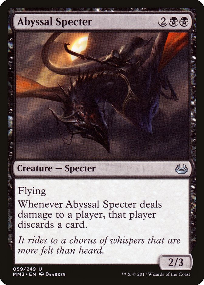 Abyssal Specter [Modern Masters 2017] | The Gaming-Verse