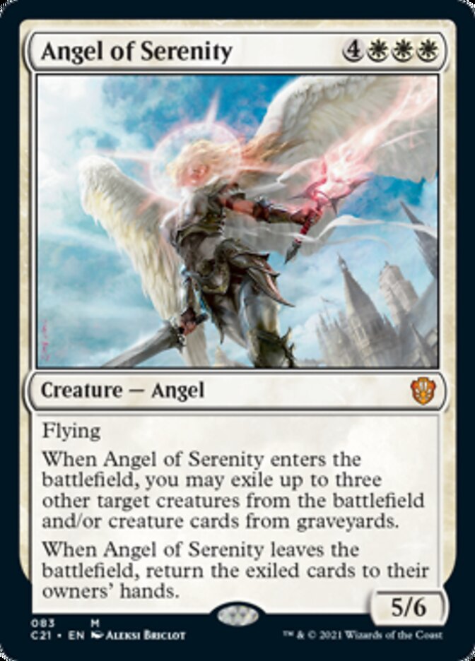 Angel of Serenity [Commander 2021] | The Gaming-Verse